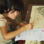 Child letter writing